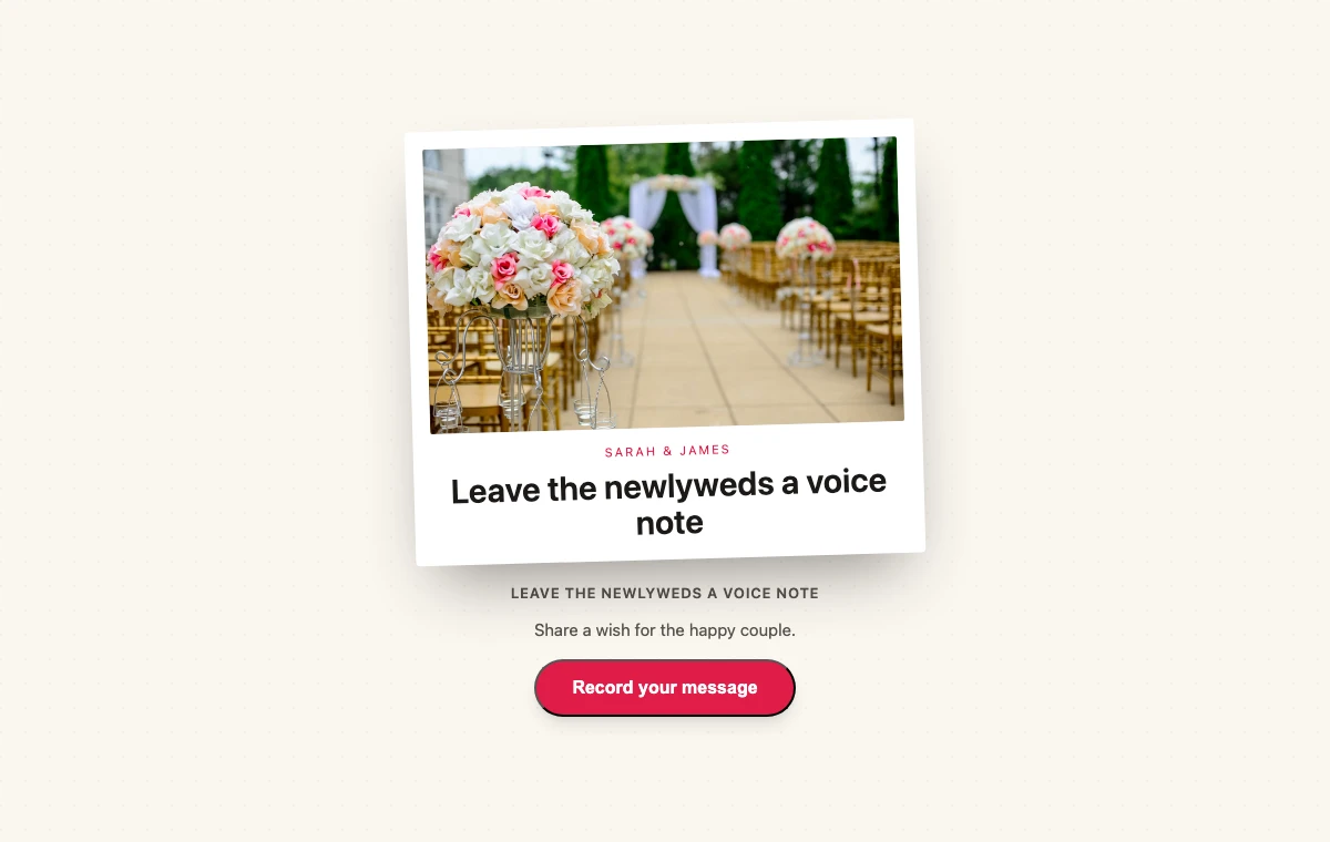 Postcard campaign template